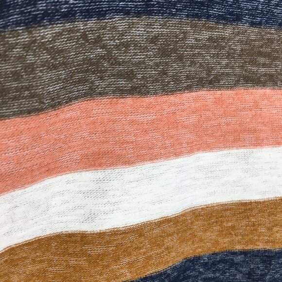 MADEWELL Multi-Color Striped Short Sleeve Crew Neck Tee Shirt - Picture 5 of 7